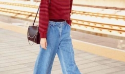 阔腿牛仔裤配什么上衣