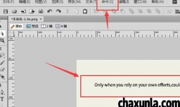 Fireworks软件中/英文字母大小写如何转换