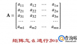 矩阵怎么进行加减