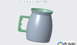 如何用creo设计水杯？