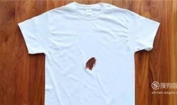 白色衣服怎么洗，沾了巧克力污渍