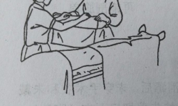 外科手术室消毒，铺巾讲解图。