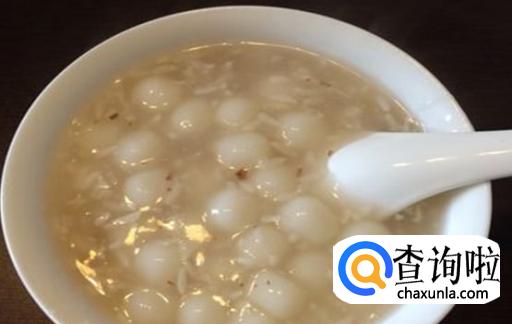 桂花酒酿小元宵的汤热量高不高