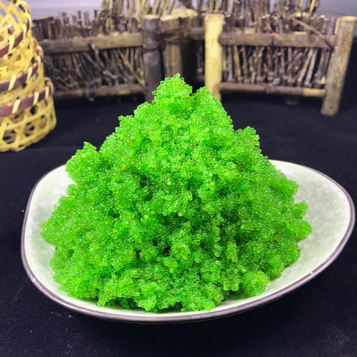 为什么有些鱼籽是绿色的