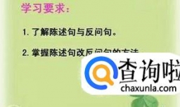 反问句和陈述句的相互转换