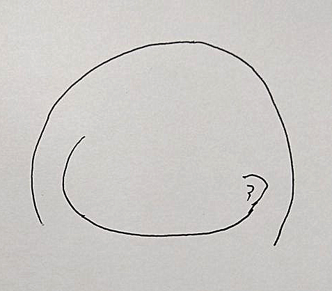 抖音简笔画女孩