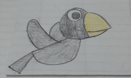 如何画出可爱的乌鸦