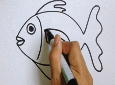 鱼简笔画