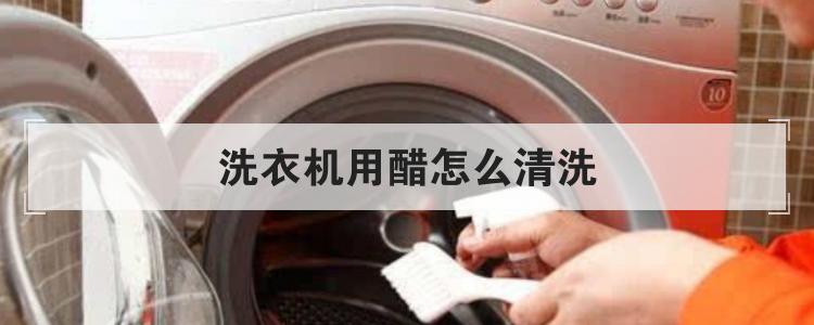 洗衣机用醋怎么清洗