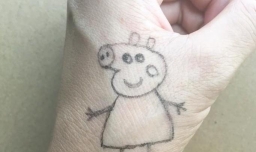 怎么在手上画小纹身