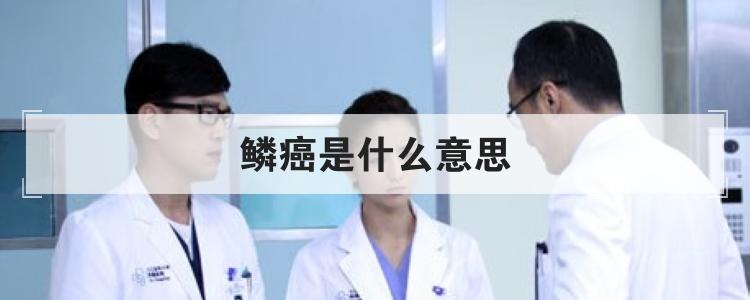 鳞癌是什么意思