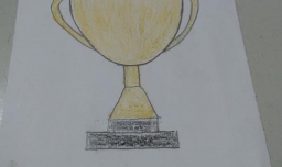 大奖杯的手绘画法