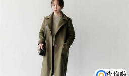 军绿色大衣,搭配你的美