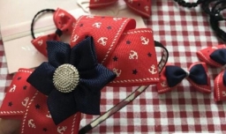 手工DIY之蝴蝶结发饰