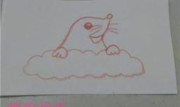 教你画鼹鼠的简笔画