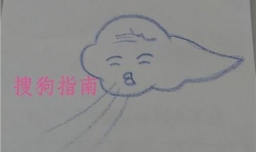 简笔画风婆婆的画法