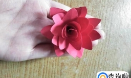 DIY折纸如何折一朵睡莲