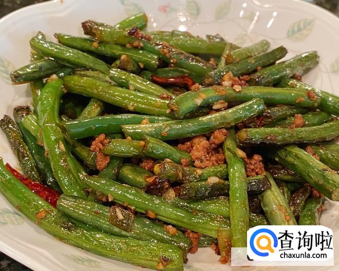 干煸四季豆的做法