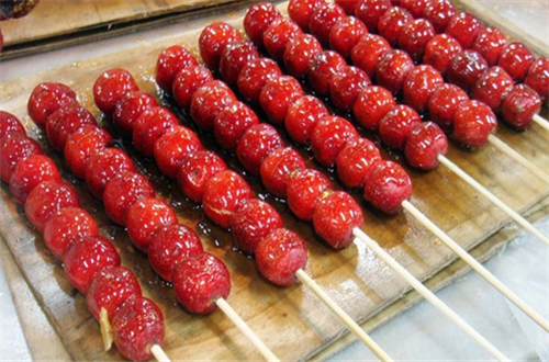 冰糖葫芦的做法