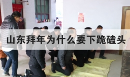 山东拜年为什么要下跪磕头