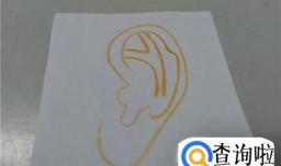 怎么画耳朵的简笔画