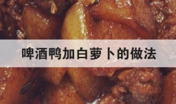 啤酒鸭加白萝卜的做法