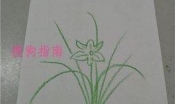 儿童兰花简笔画画法