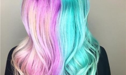 好看的染色头发图片