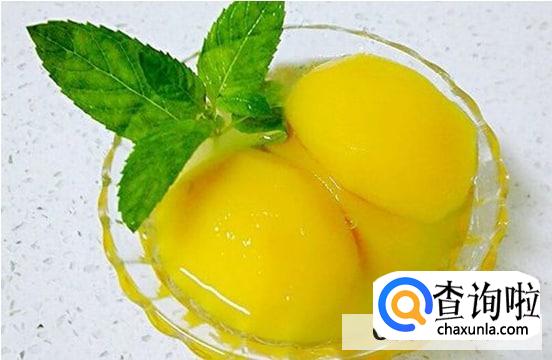 黄桃罐头的功效与作用有哪些