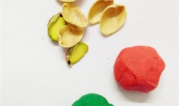 怎么用开心果壳制作漂亮的花儿