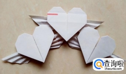 手工折纸制作：天使之心