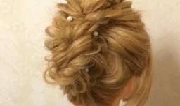 朋克儿个性盘发