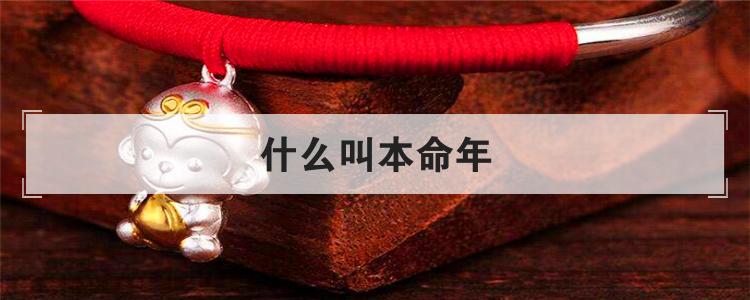 什么叫本命年