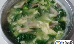 怎样做蘑菇菠菜蛋花汤？