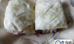 自做的糯米香肠面包卷