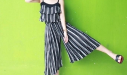 大脚裤怎么搭配上衣