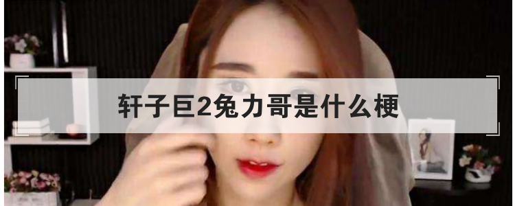 轩子巨2兔力哥是什么梗