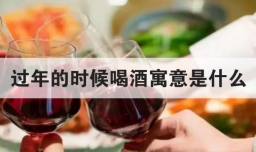 过年的时候喝酒寓意是什么