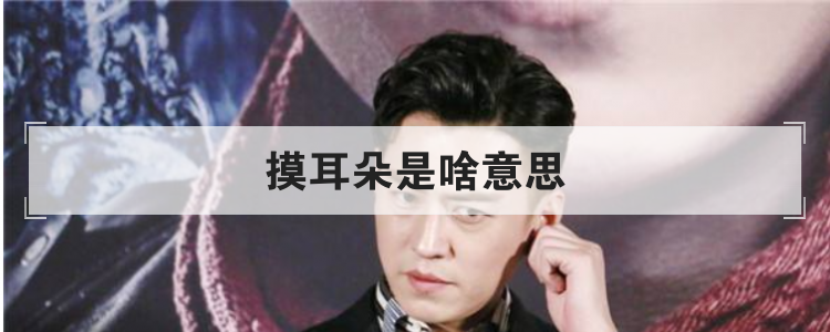 摸耳朵是啥意思