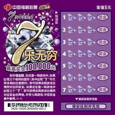 7乐无穷是怎么样的中奖规则，有懂得吗？