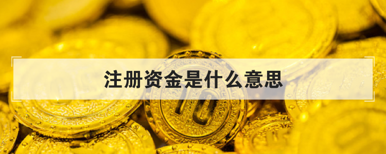 注册资金是什么意思