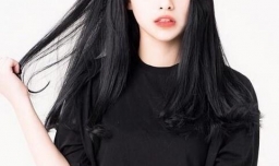 女生空气刘海图片