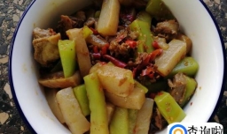 莴笋魔芋烧鸭子的家常做法