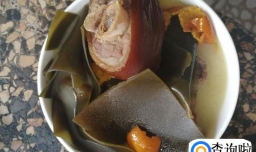 海带炖腊猪脚的做法