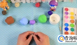 超轻黏土制作多肉小盆栽