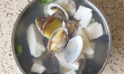 夏日爽口汤之花蛤豆腐汤