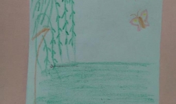 春天彩色风景简笔画怎么画