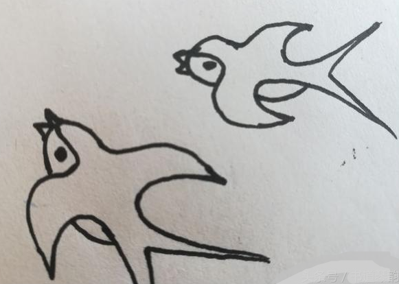 燕子简笔画