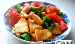 西红柿炒豆腐的家常做法