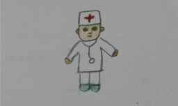 幼儿简笔画医生的画法